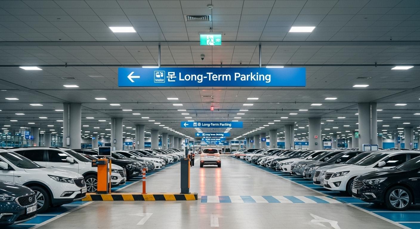 인천공항 제1여객터미널 장기 주차장 예약