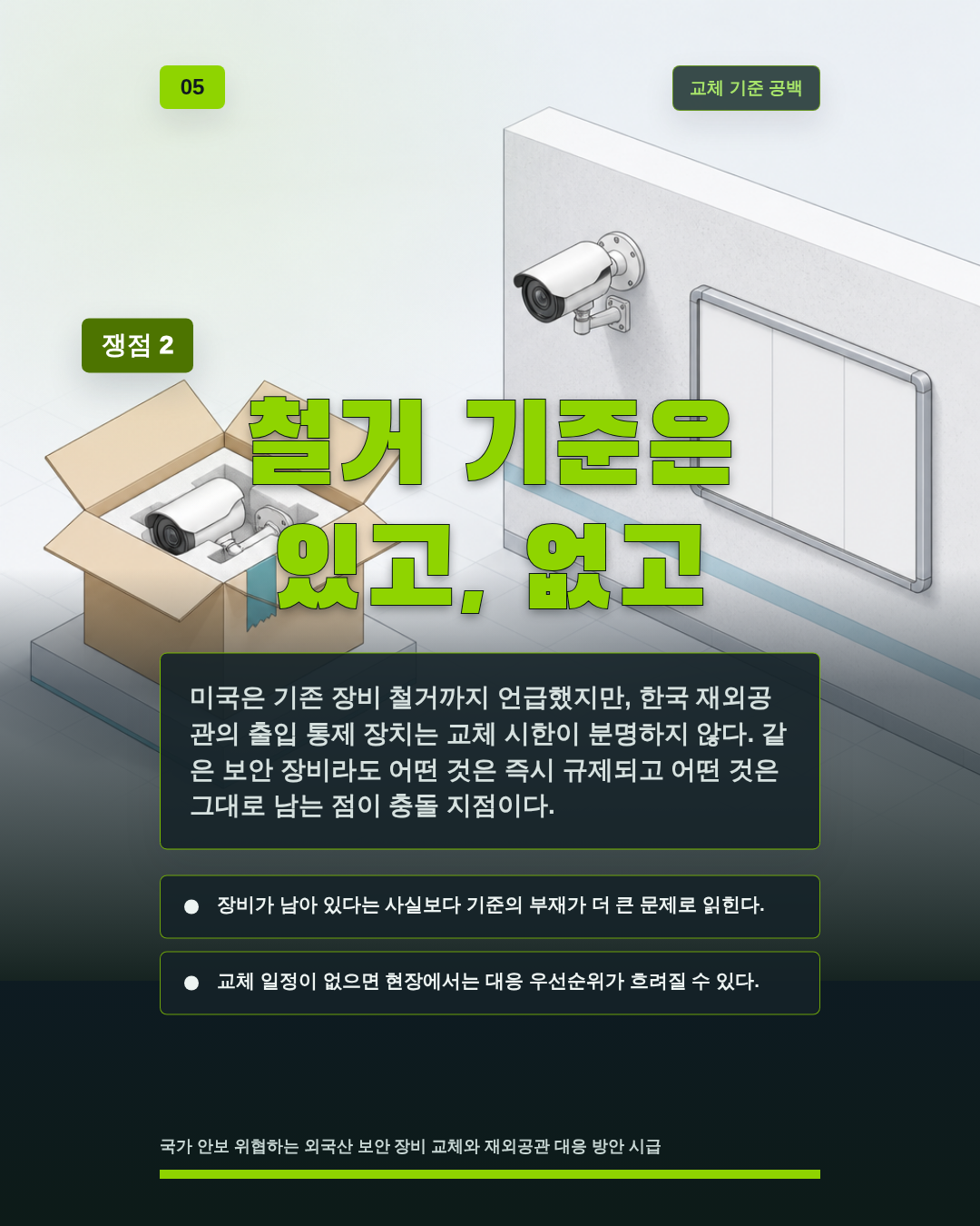 철거 기준은 있고, 없고