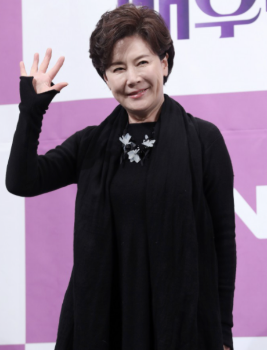 배우 박정수 제작발표회 현장 모습