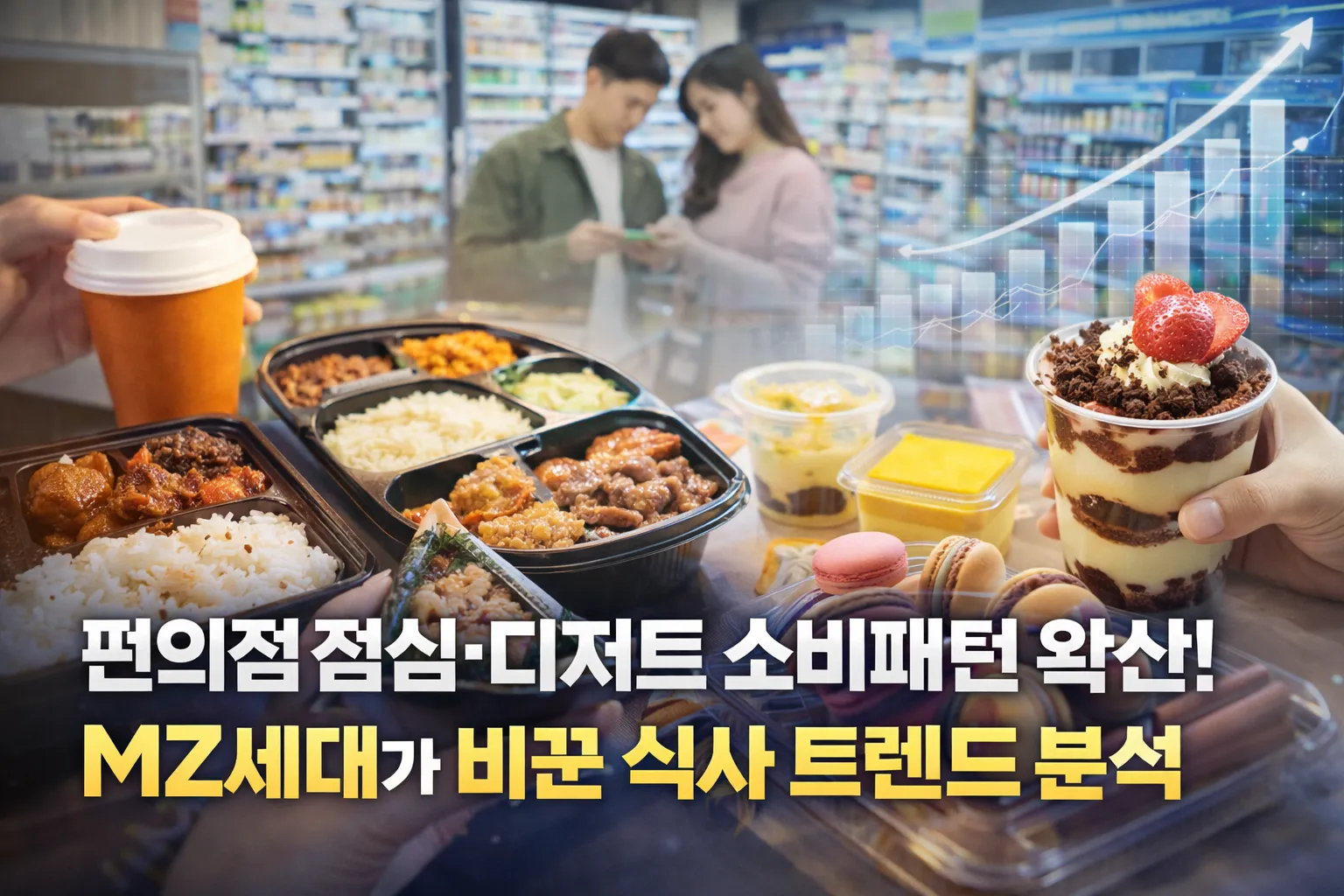 편의점 점심과 디저트 소비패턴 확산