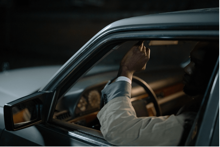 도로 주행 중 돌튐 사고