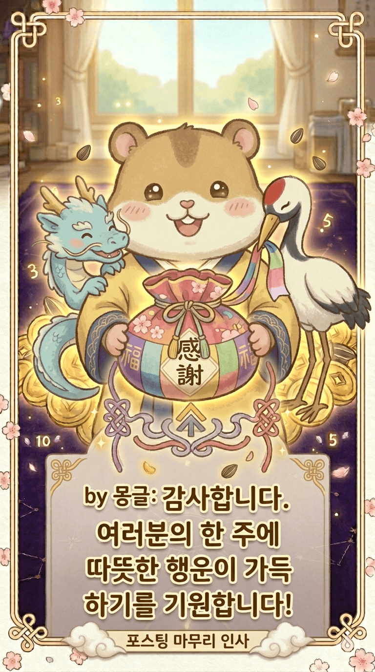 by몽글 무료 부적 배달 (금전,연애,성공,합격,소원성취)