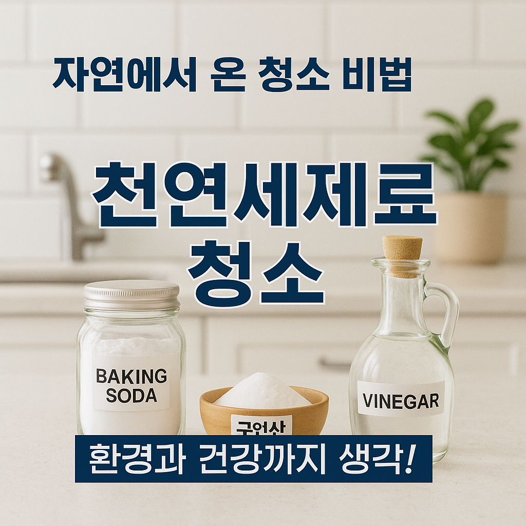 [5편] 천연세제로 건강하게! 청소 꿀팁 총정리