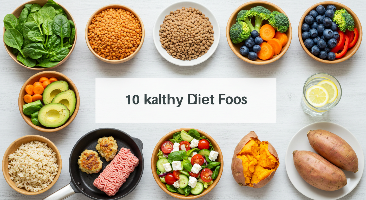 다이어트할 때 먹으면 좋은 음식 10가지