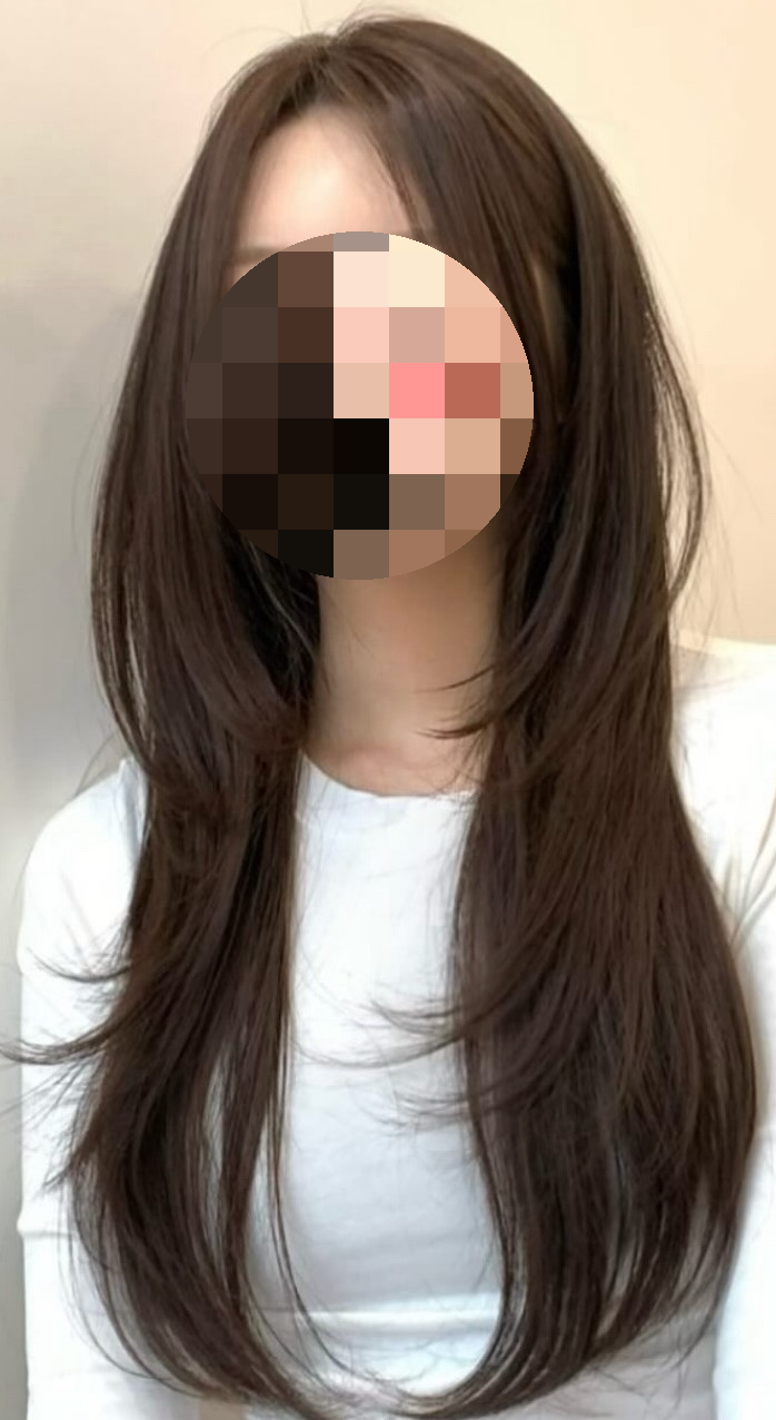 긴머리 레이어드펌 (C컬과 S컬의 조화!)