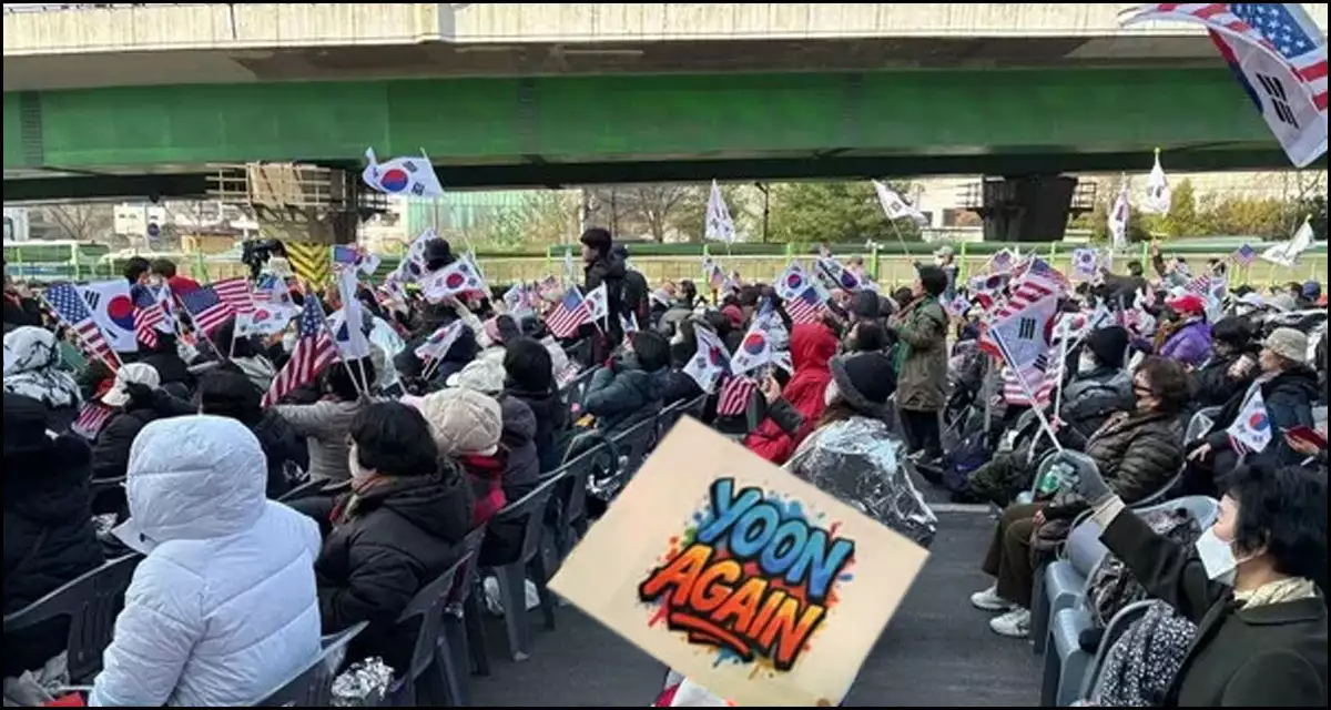 윤 지지자들