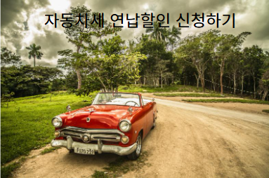 2025 자동차세 연납할인과 카드사 별 혜택 안내