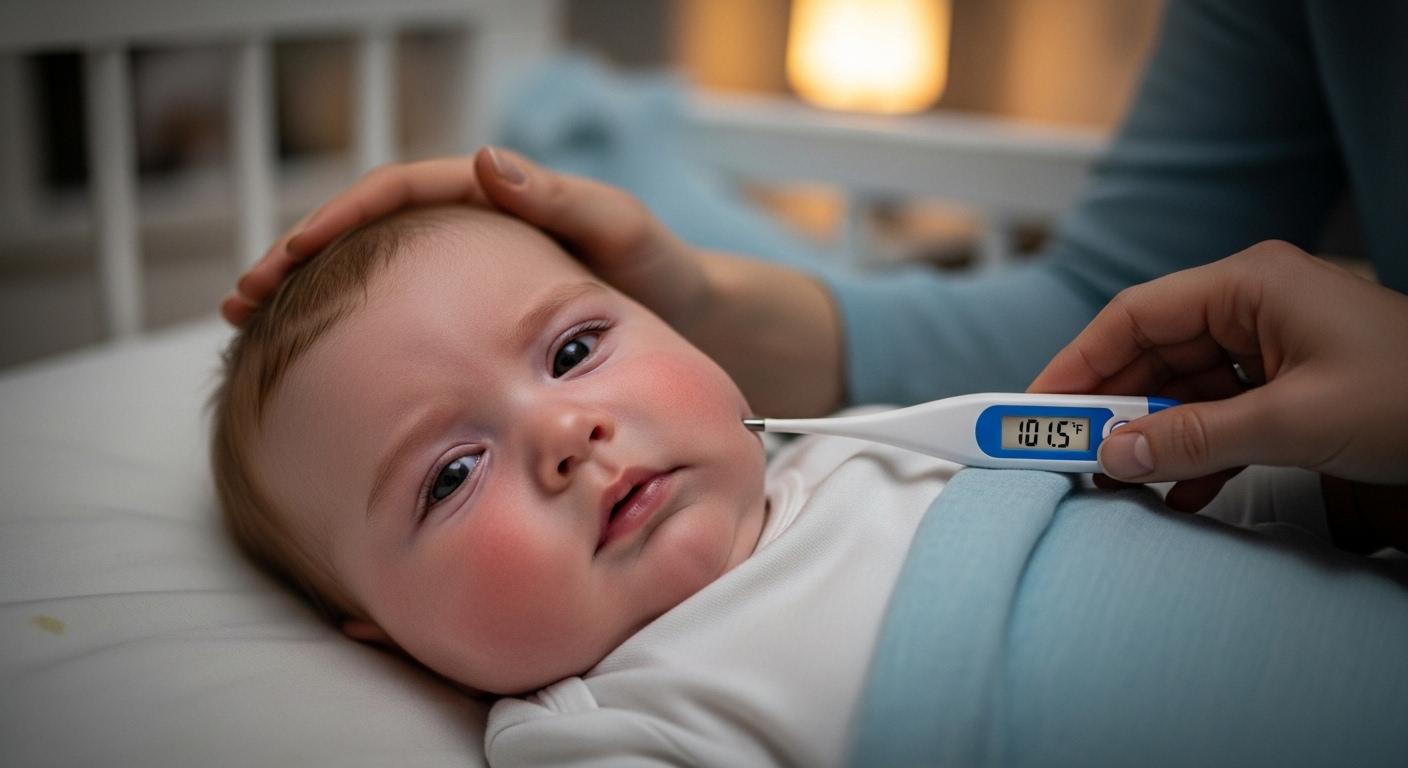 아기 예방접종 열