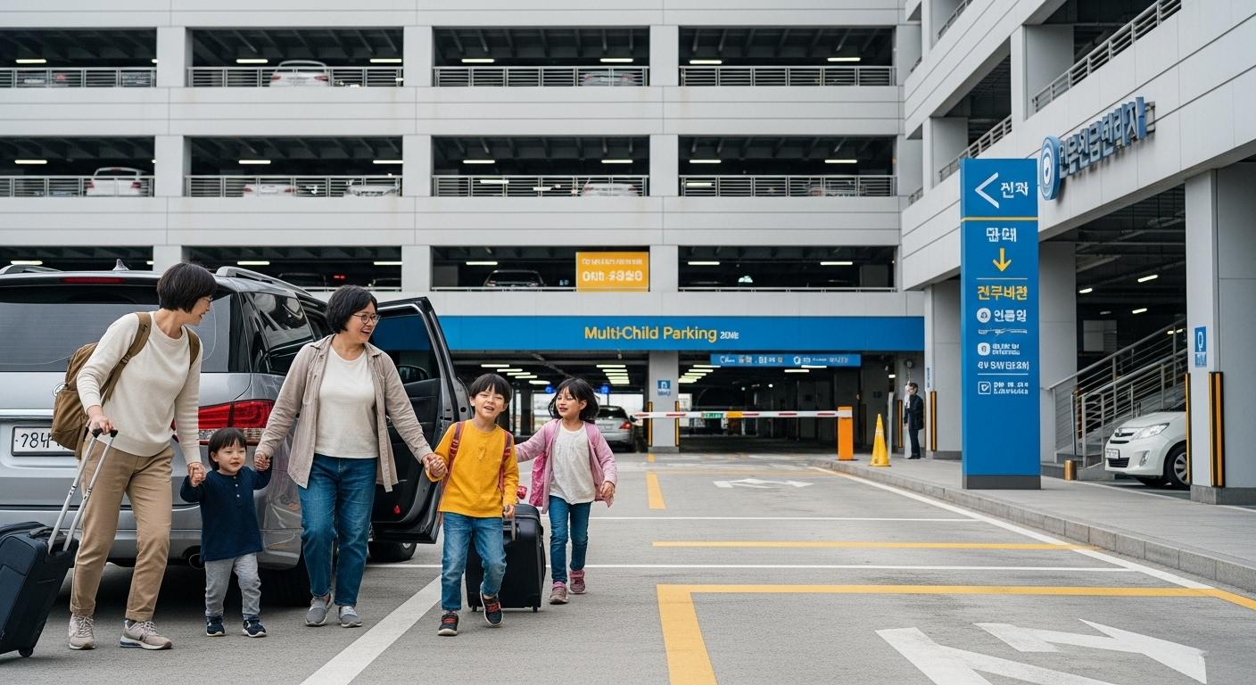 김포공항 다자녀 주차할인