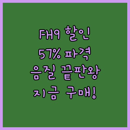 Fiio FH9 이어폰 57% 파격 ..