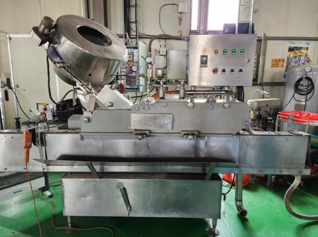 러그 캡 스팀 진공 포장기 중고