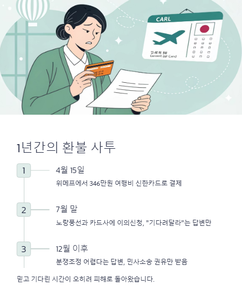 1년간의 환불 사투