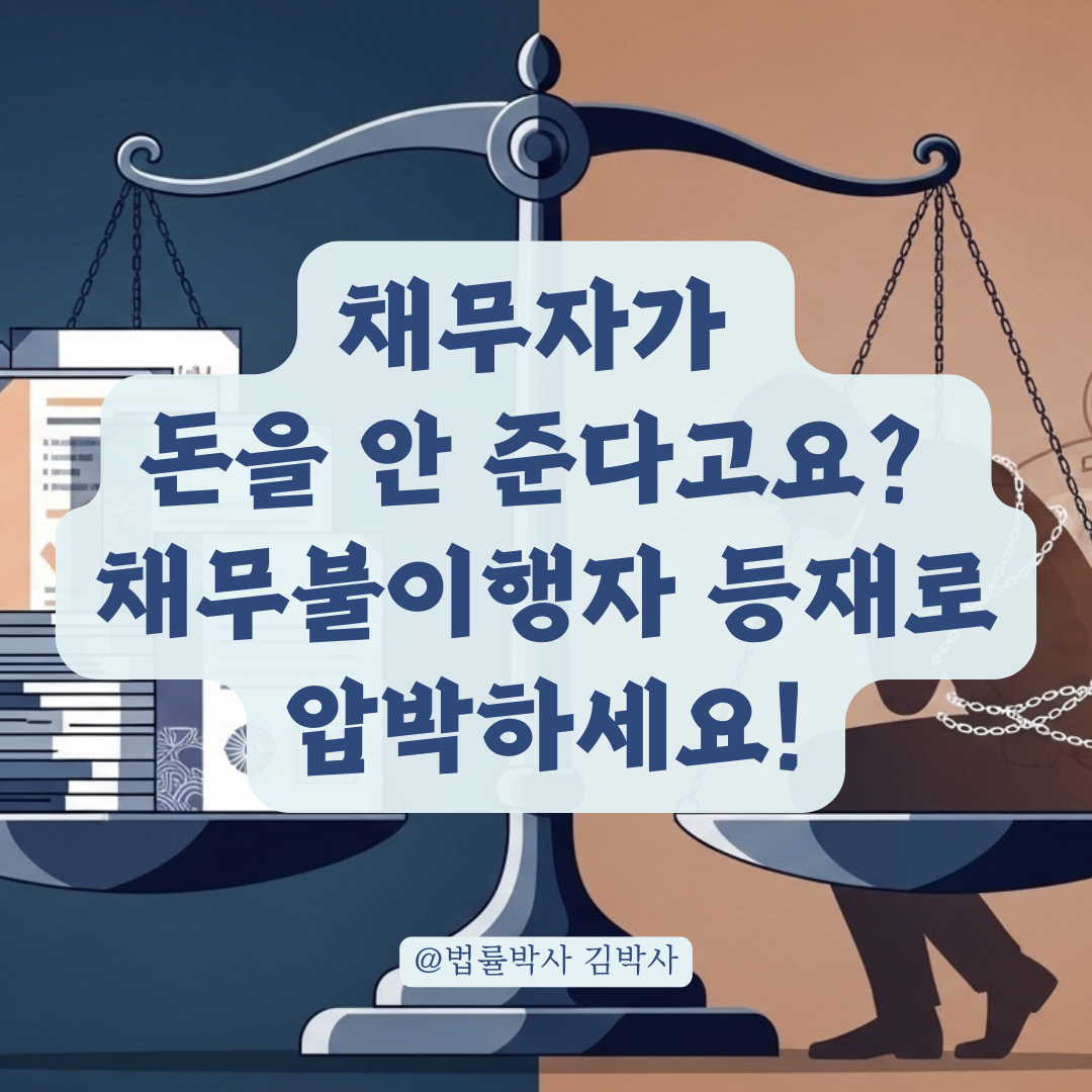 확정판결 받고도 돈 못 받은 당신, 채무불이행자 등재로 압박하는 방법 정리.