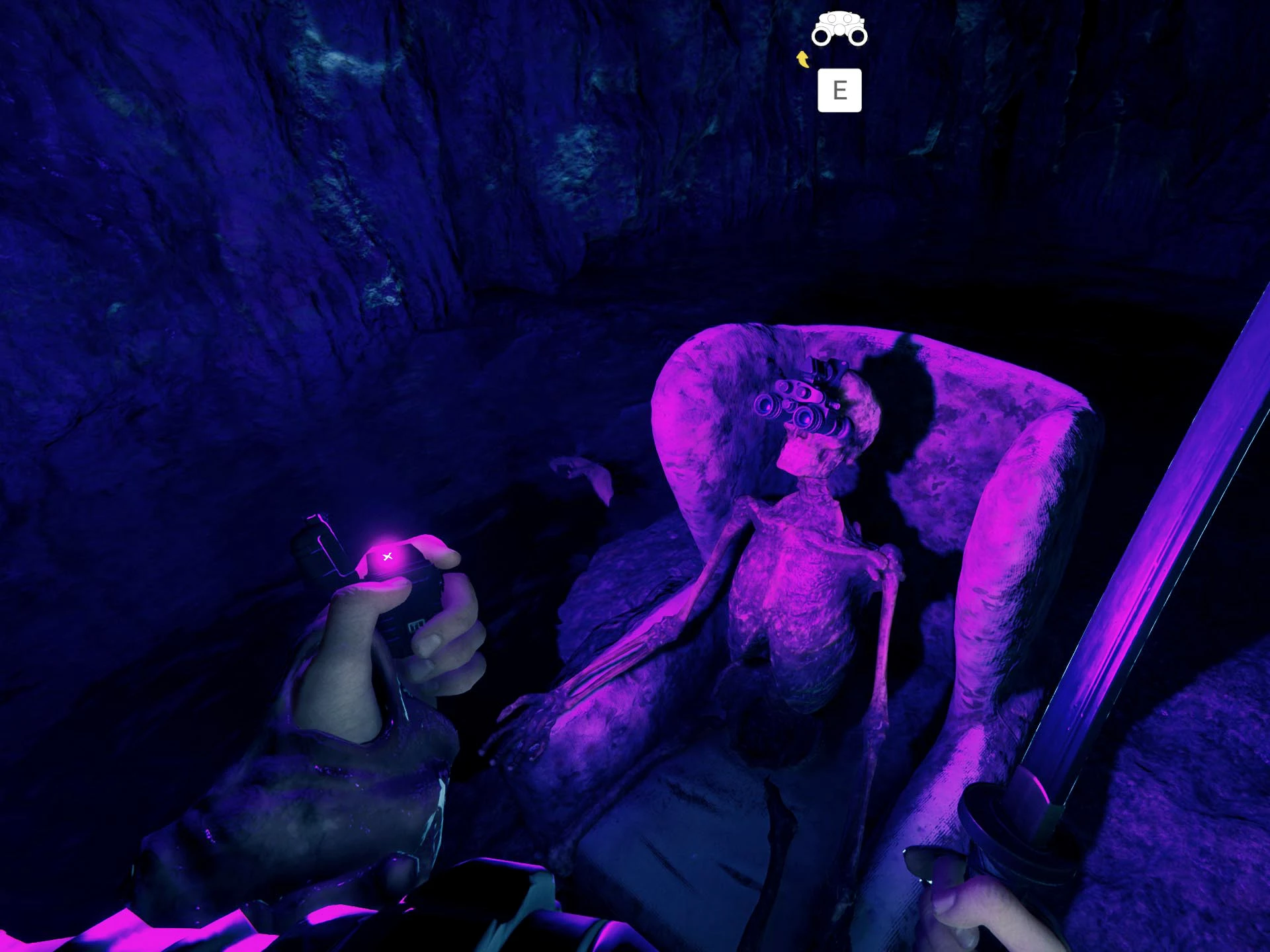 야간 투시경 위치