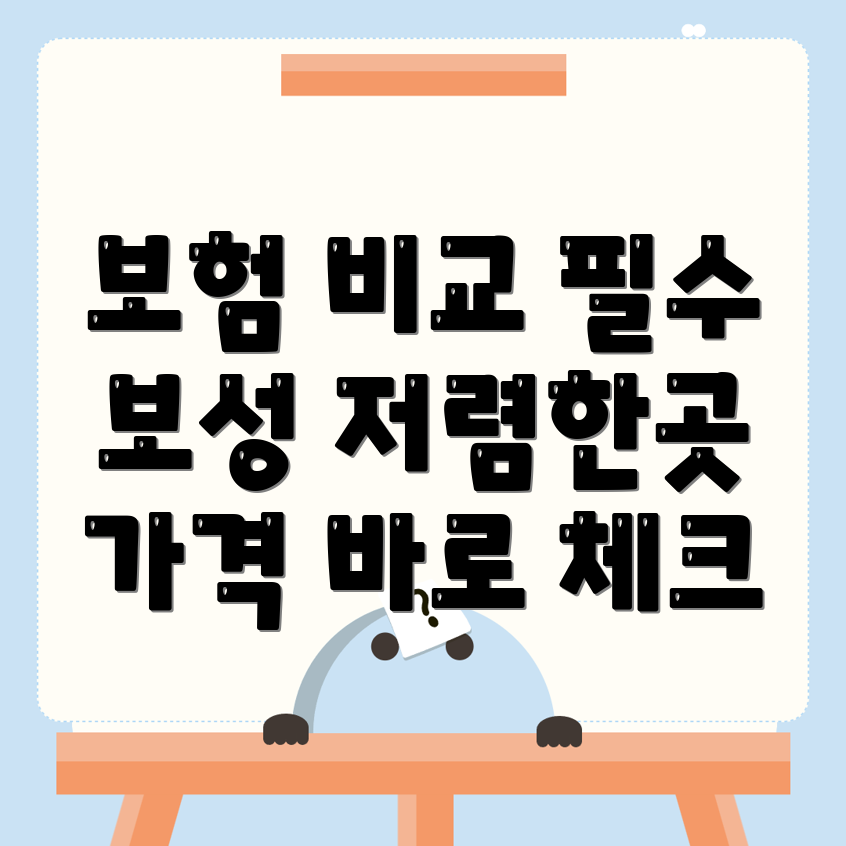 자동차보험 비교견적