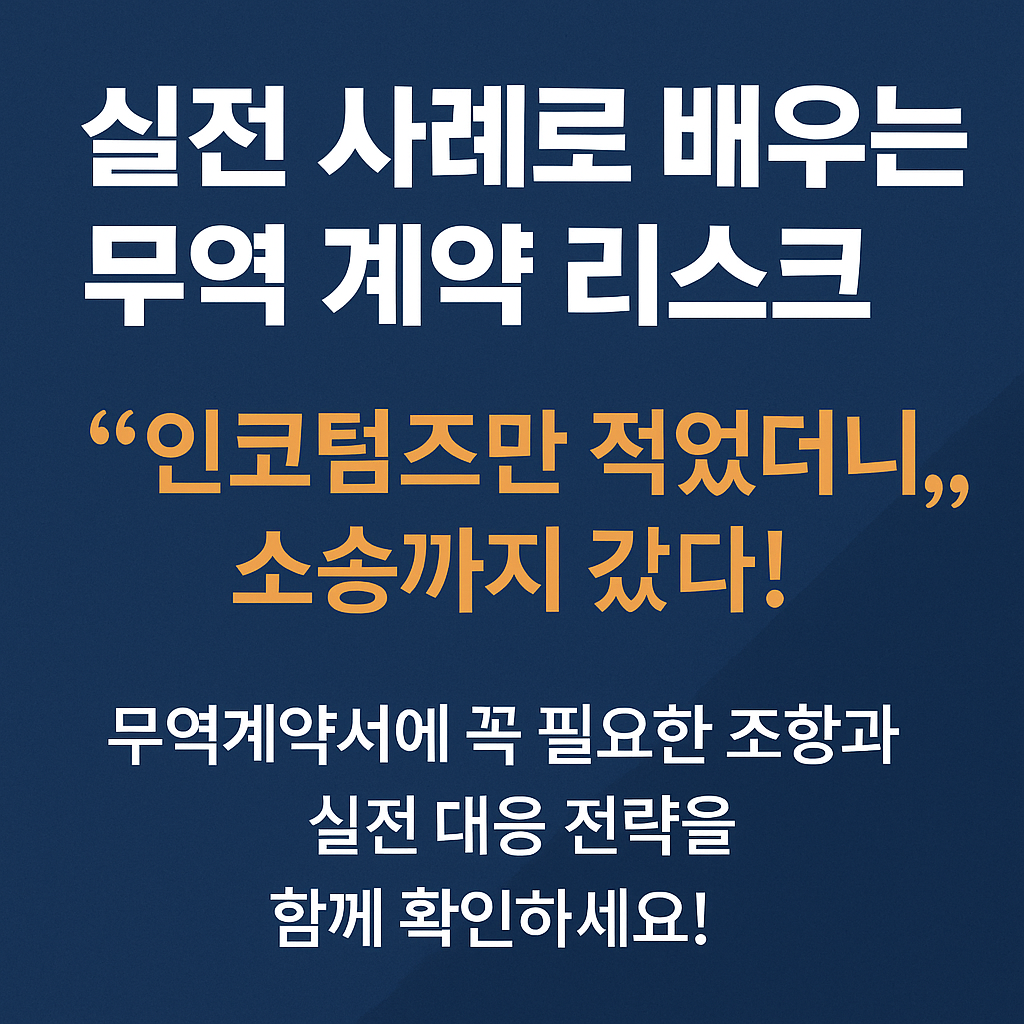무역계약서에 꼭 필요한 조항과 실전 대응 전략을 함께 확인하세요!