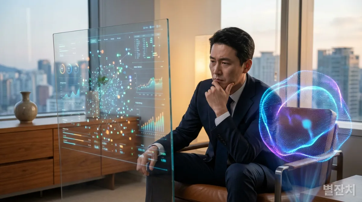AI 데이터와 인간의 직관이 결합된 리더의 의사결정 과정