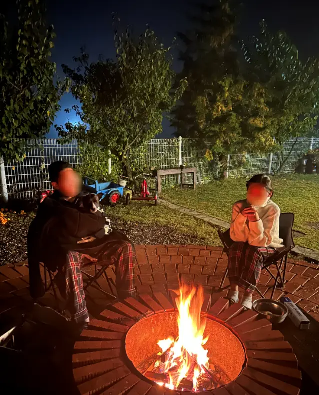 불멍 하는 사진