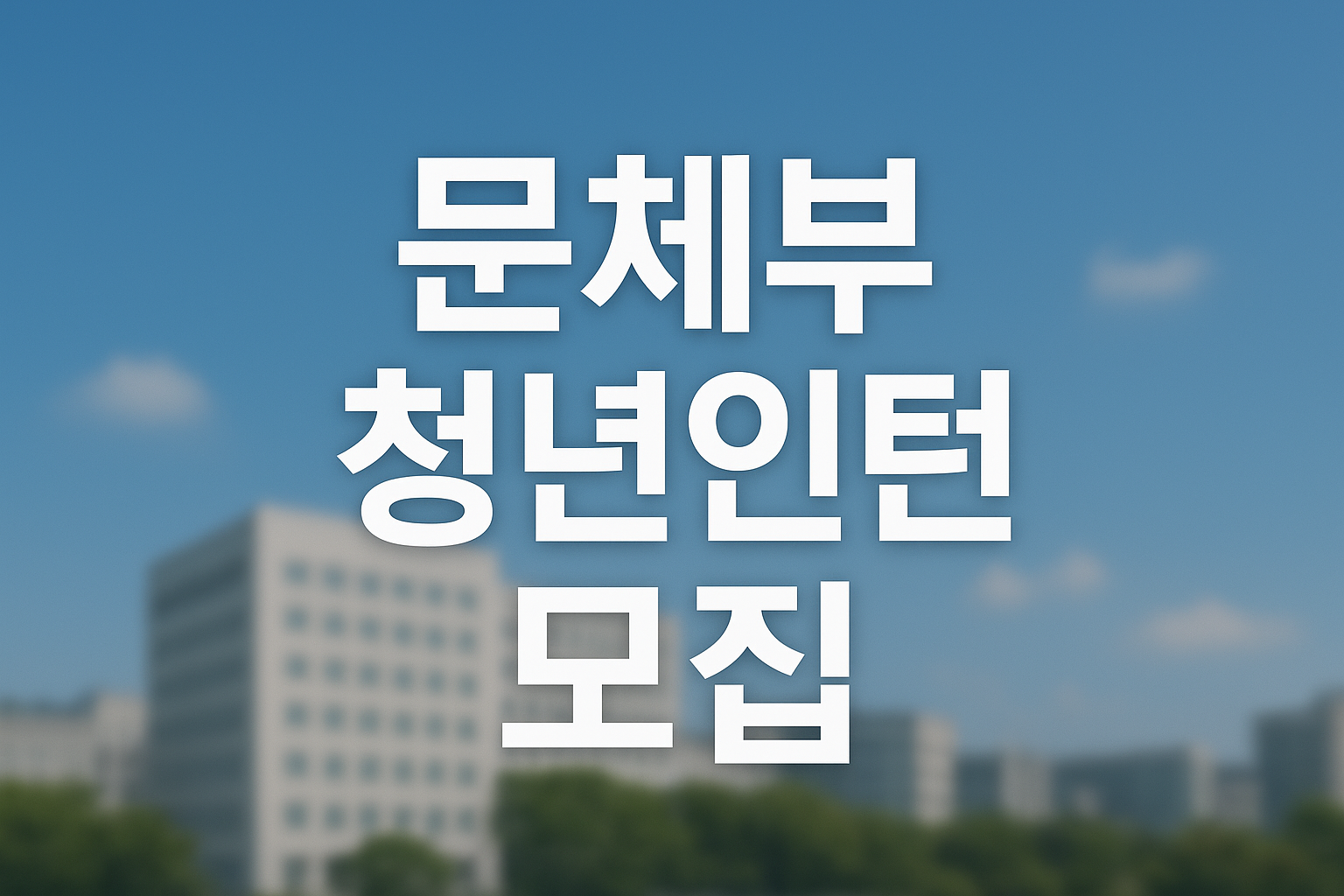 문체부 인턴십 2025