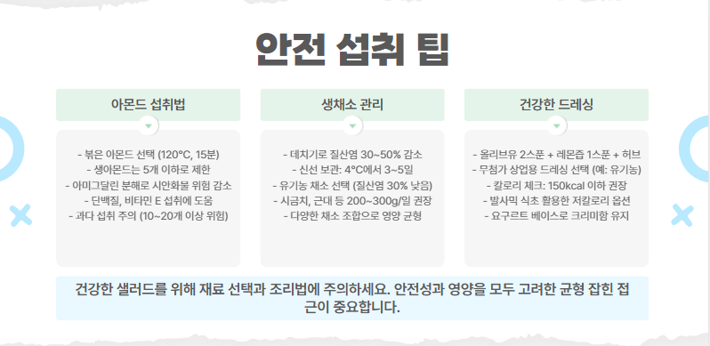 안전 섭취 팁