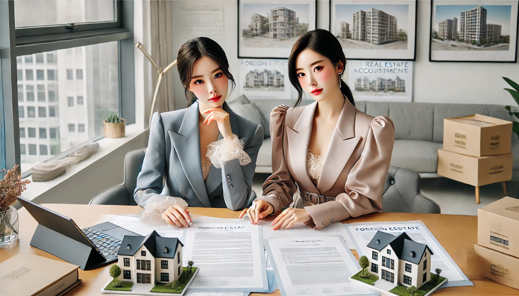 외국인 부동산 취득 절차 확인하는 이미지