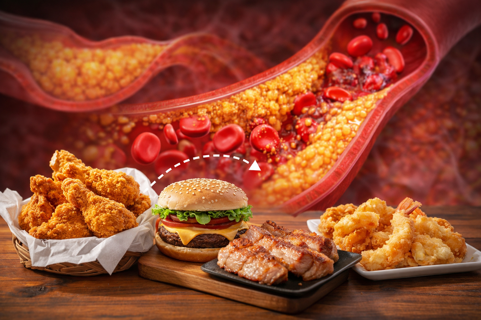 고지혈증 일으키는 음식들