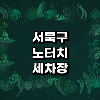 천안 서북구 노터치 세차