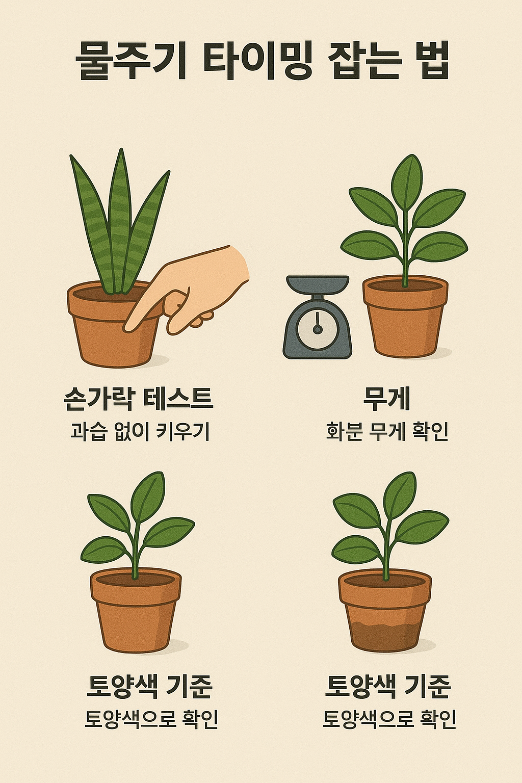 물주기 타이밍 잡는 법