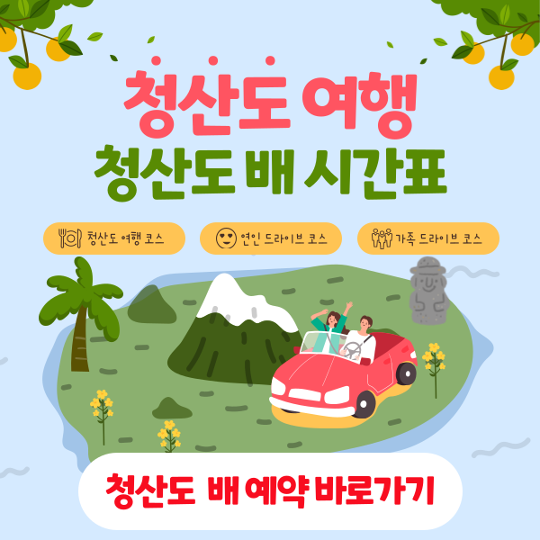 청산도 배 예약 바로가기