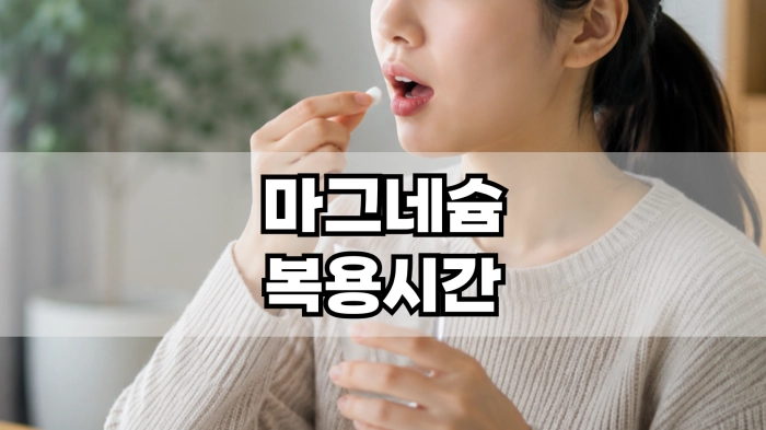 마그네슘 복용시간