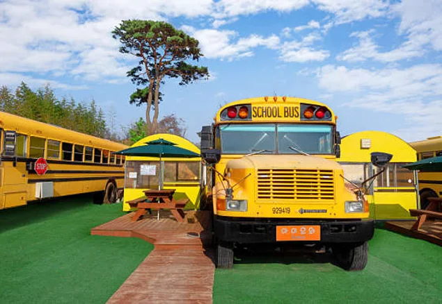 안면도스쿨버스캠핑장