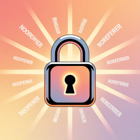 security noopener 보안 강화 섹션 이미지 - 자물쇠 이미지