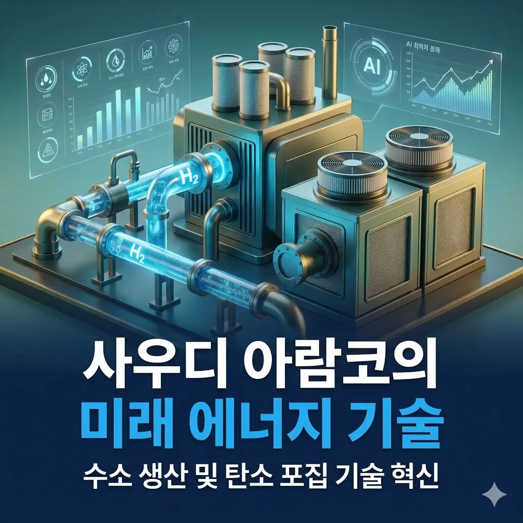 사우디아람코 유망 기술 발굴 전략, 미래 에너지 패러다임을 바꾸는 혁신 기술 3가지