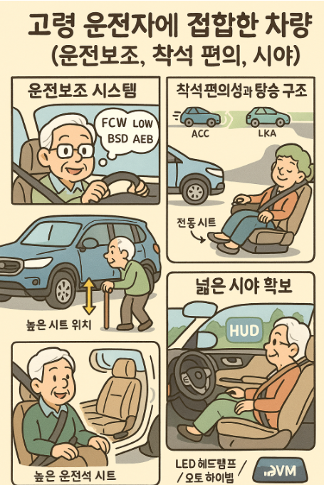 고령 운전자에 적합한 차량