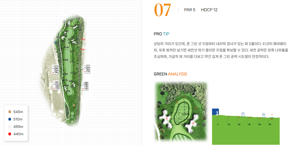 중문 골프클럽 한라코스 7