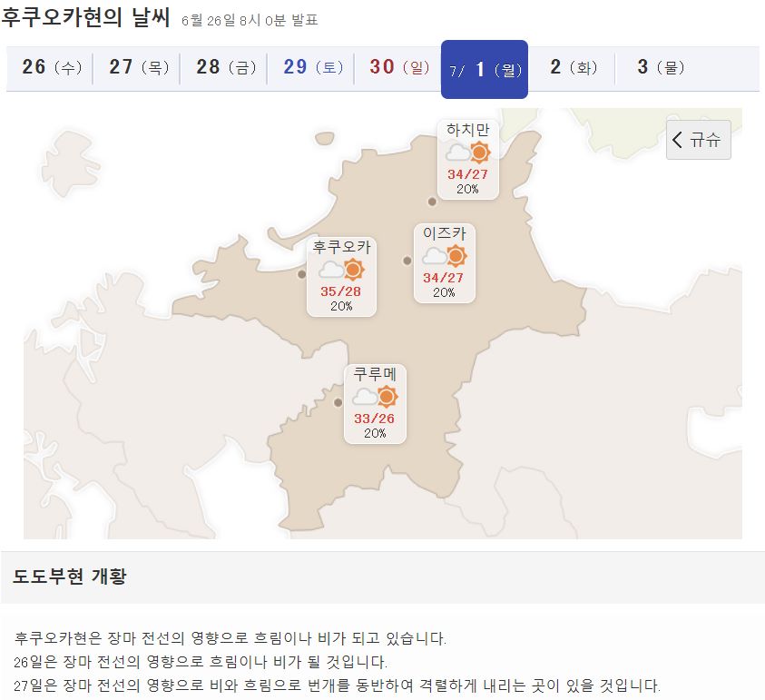 후쿠오카날씨