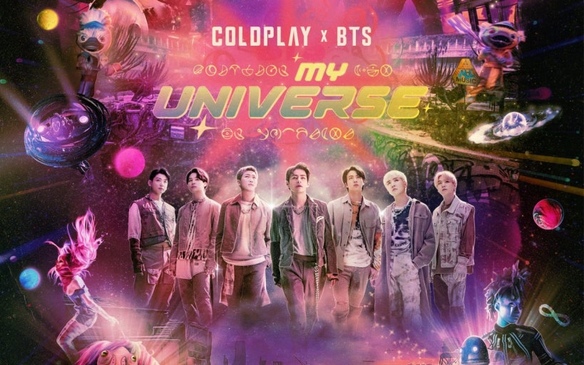 BTS 방탄소년단 콜드플레이 마이유니버스 MyUniverse Dynamite 스포티파이 Spotify K-pop 완전체컴백