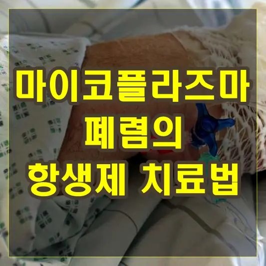 마이코플라즈마 폐렴의 항생제 치료법