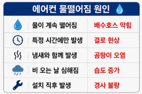 "모르면수리비냅니다..." 에어컨 물떨어짐 원인과 셀프 해결방법 이것만보면끝2
