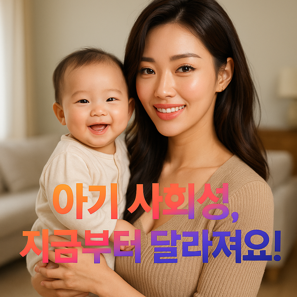 8개월부터 차이 나는 아기 사회성 발달, 엄마가 도와줘야 하는 이유!