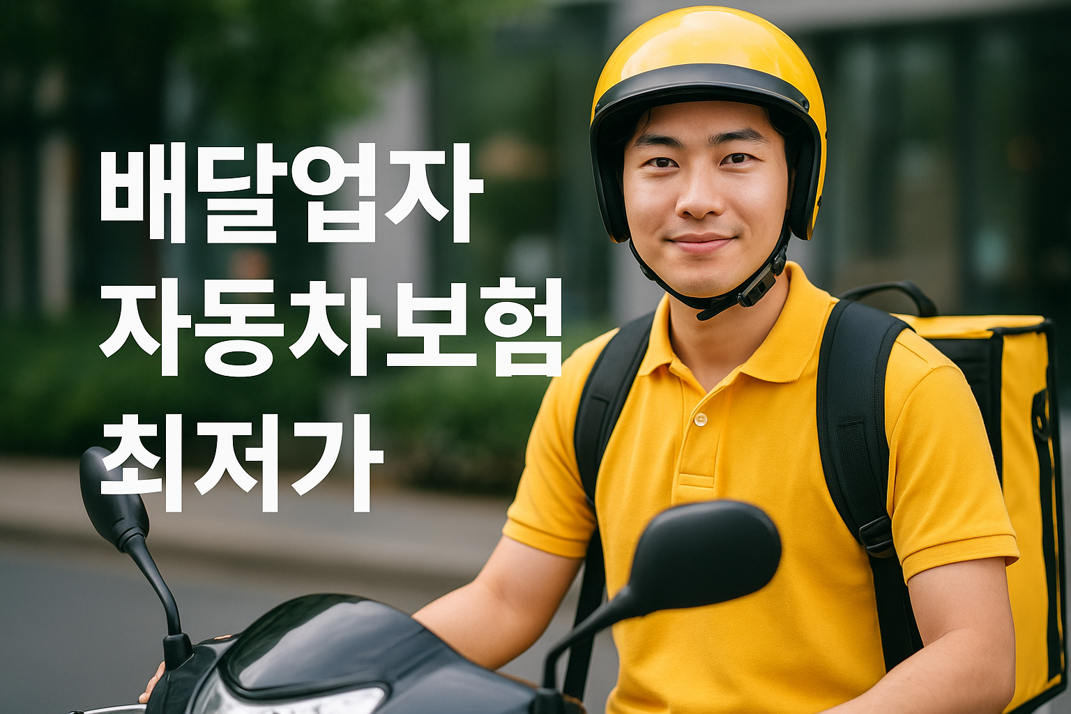 배달업자 자동차보험, 진짜 최저가로 가입하는 비법! 관련 사진