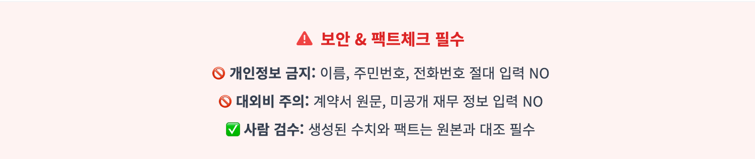 보안&amp;팩트체크 필수 인포그래픽