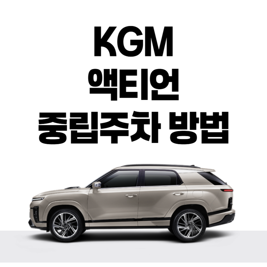 KGM액티언이중주차방법