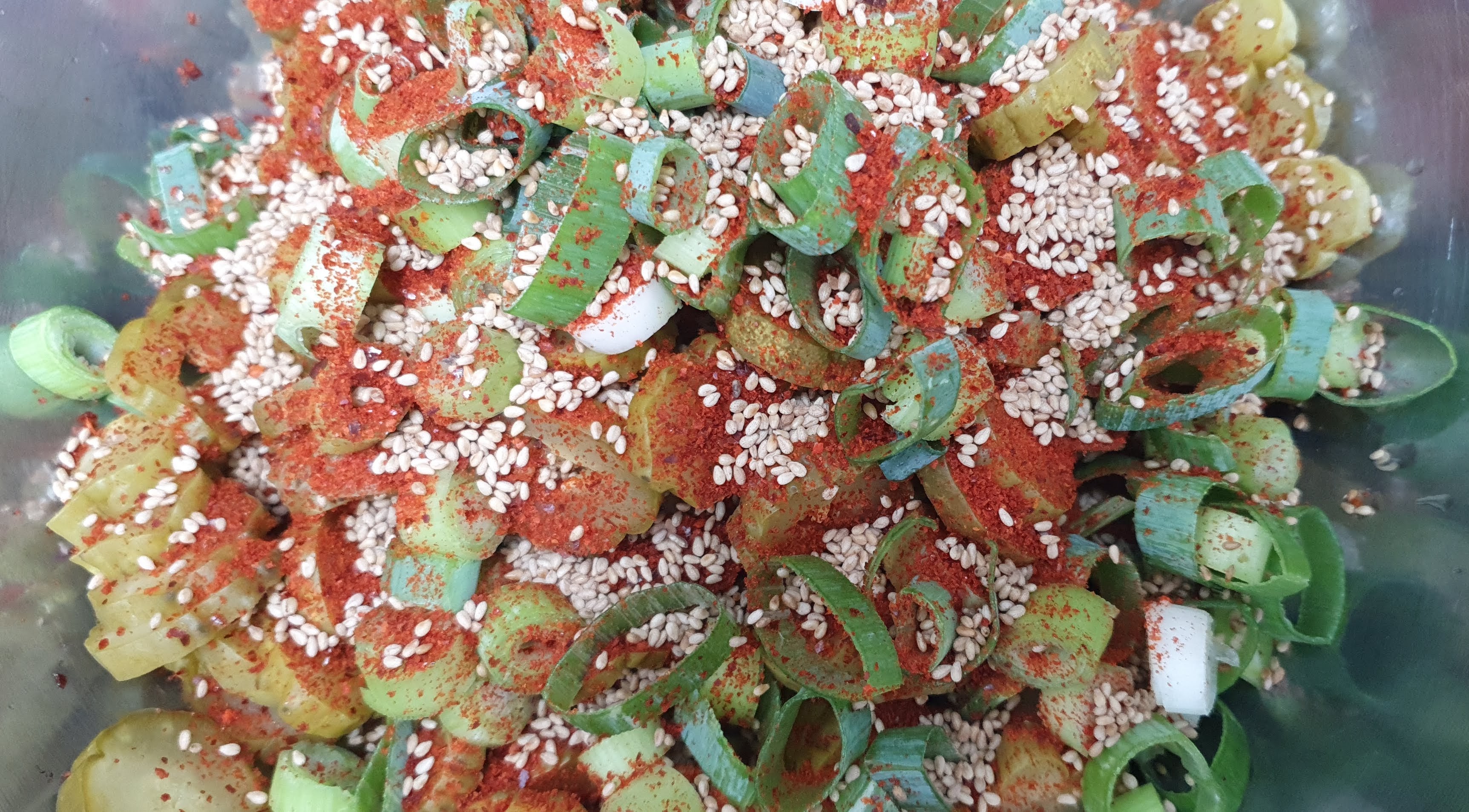 오이지짠맛빼기