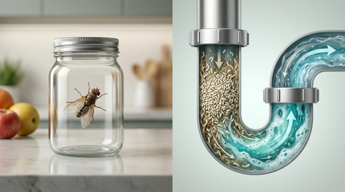 성충 포획 대비 유충 박멸의 효율성 비교 그래프