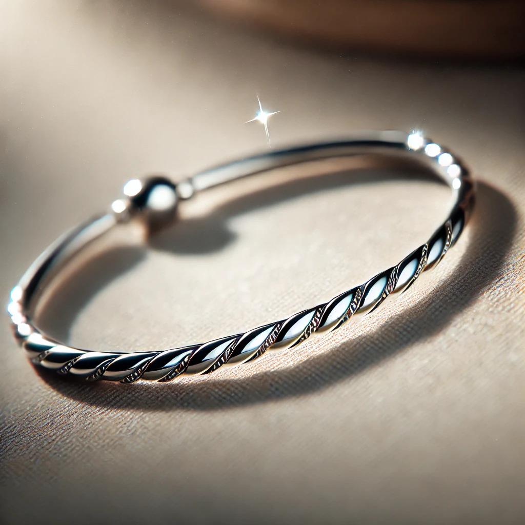 펄샤인 실버발찌