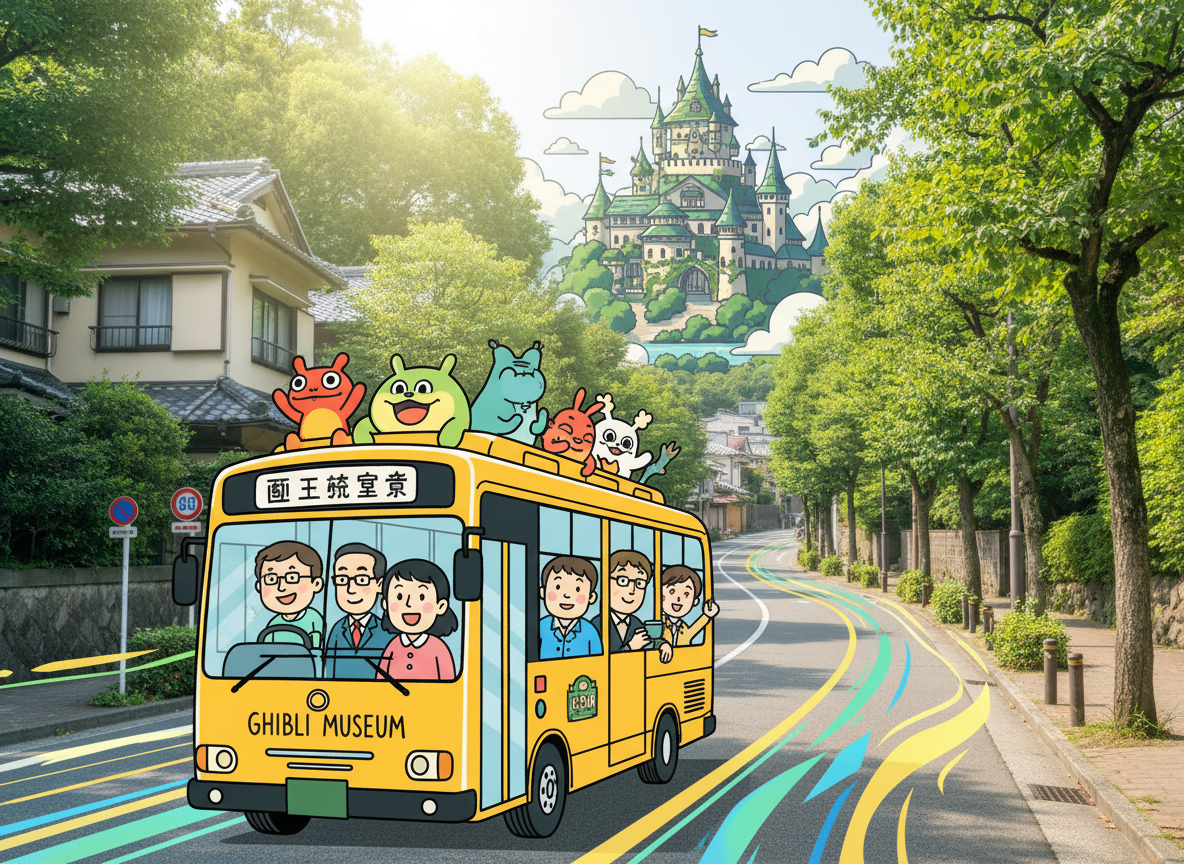 도쿄 미타카 지브리 미술관 예약