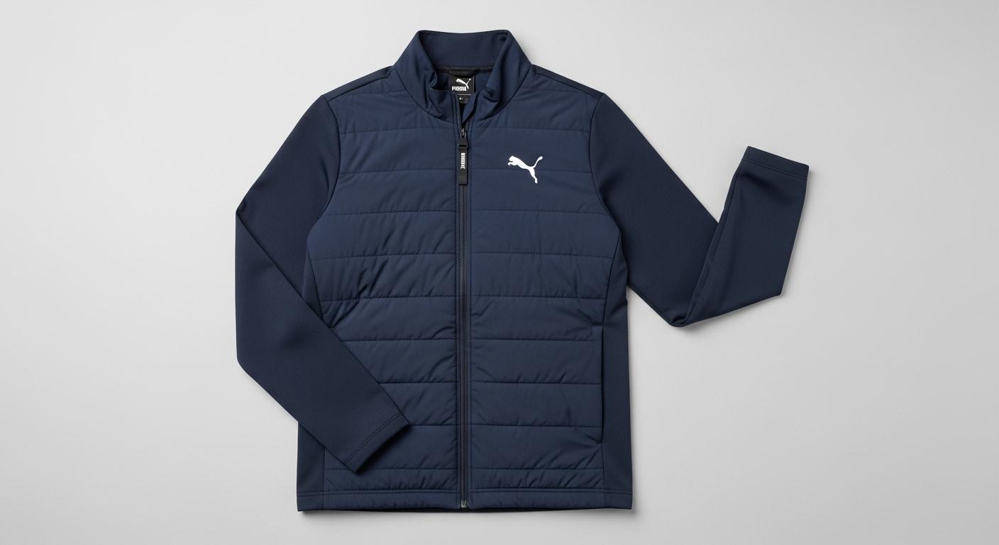 푸마골프 인퀼팅 패딩코트