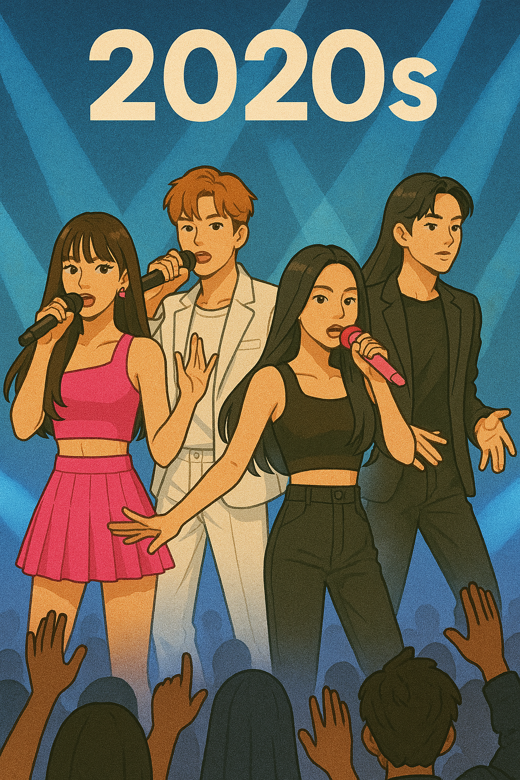 한국의 2020년대 음악계를 표현한 이미지