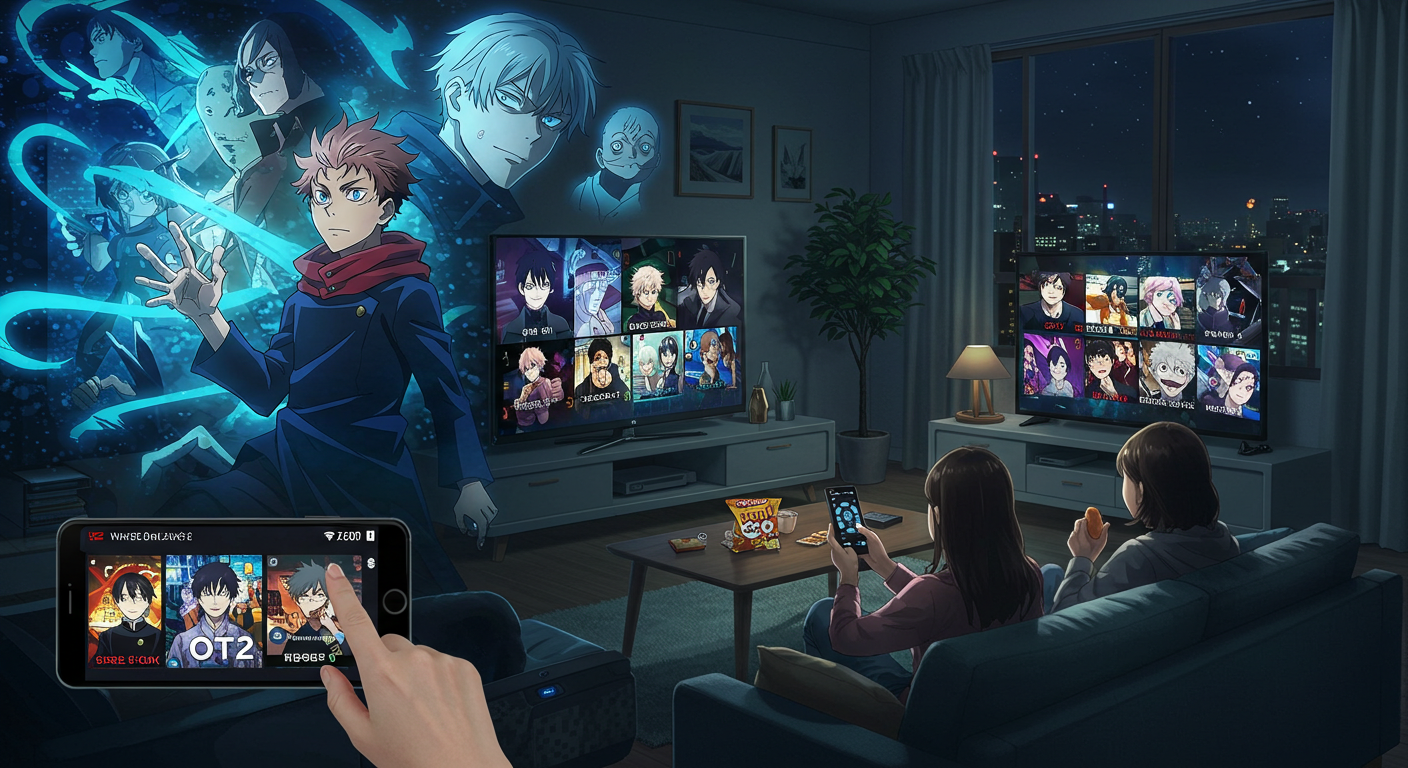 주술회전 정주행 순서 완벽정리|시즌1부터 극장판0까지, OTT별 시청 팁까지!